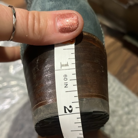 Corral Blue Booties Like New - Picture 9 of 9